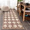 Siunwdiy Tappeto Passatoia Cucina Corridoio Antiscivolo e Lavabile, motivo a rombi Tappeto Runner Lungo 60 x 150 cm per Cucina, Ingresso, Soggiorno, Bagno