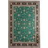Pierre Tappeti Tappeto economico SILK 5147 Verde e Nero per salotto soggiorno, disegno persiano orientale classico, vello lucente effetto seta, misura cm. 140x200