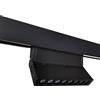 TOT ELECTRIC FARETTO PROIETTORE LED 10W da incasso per Binario Magnetico elettrificato nero illuminazione a bassa tensione 48V orientabile Luce Calda 3000k lineare