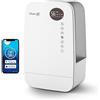 Clean Air Optima Umidificatore 3 in 1 con ionizzatore, lampada UVC e aromaterapia, Clean Air Optima CA-607 W, adatto per ambienti piccoli e grandi fino a ca. 65 m²/160 m³