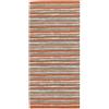 Pierre Tappeti Tappeto passatoia moderno LAOS ARANCIONE disegno a righe multicolore, arredo cucina corridoio multiuso lavabile antiscivolo cm.55x240