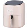 Kooper Friggitrice ad aria 5 L, display touch, 1200W, avorio, Kooper