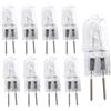 UGEFKMQ Lampadine Alogene G6.35 220V 50W Lampada Alogena Capsula GY6.35 base a doppio ago Dimmerabili Per Effetti Di Luce E Proiettori 10Pc 50W