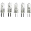 JZLBBC 5 Pezzi Lampadina Alogene G6.35 50W 24V 100W GY6.35 base a doppio ago Lampadina Alogena Per Lampada Per Aromaterapia Lampada Di Cristallo Proiettore,100 W