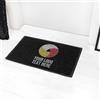 Wanapix | Zerbino Personalizzato | Zerbino Ingresso Interno | Tappeto Entrata Interno | Base Antiscivolo | Ricciolo | 75x43 cm | Logo e Testo