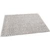 BIANCHERIAWEB Tappeto Bagno Doccia Antiscivolo In Ciniglia Super Assorbente Modello Dots Parure 3 Pezzi Tortora