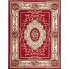 Cristina Carpets SIMBAD Tappeto Classico Floreale Salotto Soggiorno Camera pelo corto (140x200cm, 744 Red)