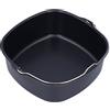 AUNMAS Tortiera per Friggitrice, Accessorio per Friggitrice Ad Aria con Barilotto per Torta in Ferro, Lavabile in Lavastoviglie, Adatto per HD9925 HD9860 HD9905 01 (22 centimetri)