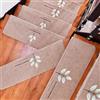 Obliqwin Tappetino Autoadesivo per Scale - 5 pezzi Long Tappetini Luminosi Antiscivolo Per Scale Tappetino per Scale Protezione Interne In Gradini Legno per Bambini Anziani e Animali