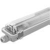 Ledvion - Plafoniera stagna, 150cm, IP65, 12W, 120 lm/W, 4000K, Accoppiabile, Plafoniera Garage, Neon led, lampada da laboratorio, lampada da cantina