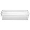 Forgast Contenitore Gastronorm GN 1/2 in Policarbonato, Dimensioni 32,5x26,5x15 cm, Vaschetta Gastronorm, Vassoio, Resistente alla Temperatura, Lavabile in Lavastoviglie, Transparente