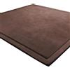 LEHOUR Tappeto di Velluto Corallo Ispessimento per Bambini - Coperta Strisciante Morbida Tatami Antiscivolo (Caffè, 200 * 240CM)