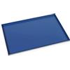 Silicon-Tech Teglia da Forno Antiaderente in Lamiera Alluminata 60 x 40 Rivestimento Professionale Hotfood Ideale per Pane Pizza Focacce Bordo 2 cm