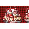 Home Tresor - Passatoia Natale, Tappeto Cucina Antiscivolo Natalizio, Runner Corsia Sottolavello Stampa Digitale Gnomi Addobbi Renne 50x250 cm, Folletti