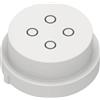 Pastidea - Trafila in POM Maccherone Liscio compatibile con Philips Pasta Maker Avance e Serie 7000
