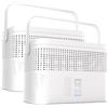 BonAura® 2 x AirOne Max Deumidificatore senza elettricità fino a 33m² | Ventilazione a 360° | Deumidificatore con beccuccio e 980g di granulato deumidificante | Protezione da muffa e odori |