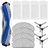 EpheyFIF Kit di ricambio per robot aspirapolvere Bosch Spotless BCRC1W BCRD1W e Spotless Advanced BCRC2W BCRD2W (A)