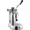 La Pavoni Stradivari Professional Lusso, Macchina Caffè Espresso a Leva LPLSPL01EU, Riscaldamento a Caldaia con Manometro, Serbatoio 1,6L, Funzione Cappuccino, Filtro 1/2 Tazze, 950 W, Ottone Cromato