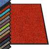 casa pura - Tappetino per Ingresso da interno Rhine tappetino antiscivolo e antipolvere, zerbino d'ingresso per interni, zerbino lavabile e ultra assorbente - Rosso Cocomero - 60 x 90 cm