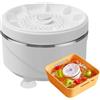 Generic Veggie Wash Frutta Rondella - Detergente e purificatore per alimenti - 3,7 V 1500 mAh ABS Cavo USB Plug-in Frutta e verdura Rondella in acqua Purificatore di lavaggio automatico | Macchina per la