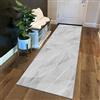 Siunwdiy Tappeto Runner 1.6 Metri Grigio Tappeti Runner Corridoio Lungo Lavabile Motivo a foglie Tappeto Cucina Tappeto Passatoia Ingresso Tappeto per Soggiorno,Camera da Letto，80x160cm