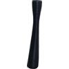 perfk Vaso da terra alto, portafiori, decorazione per la casa, regalo per feste, scaffale, vaso decorativo per soggiorno, ufficio, Nero 38.5 Cm