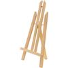 ECD Germany Cavalletto da Tavolo Pieghevole in Legno Regolabile - Mini per Dipingere su Tele e Telai Fino a 40 cm - Porta Quadri Portatile per Pittura e Mostre - Treppiede