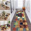 ZDYHMrj Tappeto a passatoia lungo per corridoio, cucina, antiscivolo, lavabile, vintage e colorato, 70 x 350 cm, tappeto per camera da letto, venduto al metro, per porta d'ingresso, soggiorno, corridoio