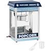 Royal Catering Macchina Per Pop Corn Professionale (1.500 W, Da 5 kg/h, Blu) Macchina Retro Pop-Corn