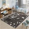 TAPISO Fiesta Tappeto Bimbi Tappeto Cameretta Bambini Tappeto Fumo Coniglio Animale A Pelo Corto 80 x 150 cm