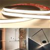 Planetitaly Striscia LED IP68 Linear COB Neon Flex 24V Dimmerabile per Box Doccia Sauna 4000K