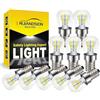 Ruiandsion 10 pezzi E14 AC/DC 24V LED Lampadina T22C 2W 1200 Lumen Piccola vite Edison SES Lampadina LED 6000K Bianco per RV Camper Marine, Barca, Lampada Solare Potenza
