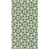 Panorama Tappeto Vinile Sala - Varie Dimensioni - (Idraulico Orientale Verde 160x230 cm)