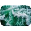 Generico YHIT onde da spiaggia 1049 Tappetino da Bagno in Memory Foam 80 × 50 cm - Antiscivolo, Assorbente, Lavabile in Lavatrice, Asciugatura Rapida e Morbido