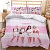 WZSZSA Set di Biancheria da Letto 140x200cm Copripiumino Stampato 3D Blackpink con Poliestere Copripiumino Chiusura a Cerniera+2 federe,Ultra Morbido in Ipoallergenica