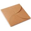 Selfpackaging Scatola per inviti. Cartoncino kraft. Set da 50 unità. Serve anche per CD - L