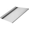 OFFSCH Tagliere da Cucina in Acciaio Inox Alimentare Doppia Faccia Design Salvaspazio e Resistente alla Deformazione, per Verdure e Pasta Uso Domestico in Cucina Argento