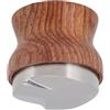 Gsycle Pressino Livellatore con Manico in Legno di Noce, Distributore Caffè in Acciaio Inox E Noce Distributore Caffè E Pressino Caffè(58MM)