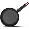 Taurus Best Moments Padella 26 - Padella alluminio forgiato, diametro 26 cm, impugnatura ergonomica, adatta a tutti i tipi di fornelli, rivestimento antiaderente