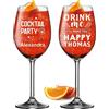 polar-effekt Leonardo 2 bicchieri Aperol Spritz da 460 ml con incisione personalizzata - con nome - il bicchiere per le mamme per la festa della mamma - l'idea regalo perfetta per uomini e donne