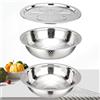 Monozoz Grattugia in acciaio inox, set di contenitori per verdure, utensili da cucina per cipolla, patate, cetrioli, ravanelli bianchi, zucca, carota