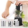 SOYDAN Affettaverdure | Affettatrice 3 in 1 per tritare facilmente verdure - Utensili da cucina per zucchine, noci, carote, patate, cetrioli, formaggio soydan