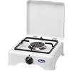 CFParker Fornello a Gas Portatile 1 Fuoco Metano con Valvola di Sicurezza, Made in Italy - 5321/GPS/M