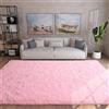 XUEDNGM Tappeto da Salotto Moderno 100 x 200 cm Morbido e Morbido, Antiscivolo, Lavabile, Durevole Tappeto Moderno per Soggiorno Tappeto Soggiorno Morbido per Soggiorno, Rosa