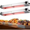 BOVDC Lampada Riscaldante Cucina Temperatura Regolabile 30-80℃ (2pc,90cm)