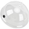 ERYUE Coperchio a Cupola in Plexiglass per Fumatori Cloche Coperchio per Piatti Ciotole Bicchieri Infusore Fumatori Accessorio Cocktail Alimenti Bevande (XL39x39x12,5 cm/15,4x15,4x4,9 pollici)