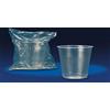 INGROCART Bicchieri IMBUSTATI SINGOLARMENTE Trasparente 1000 PZ - CORTESIA Hotel CAMERE - Tazza di vetro PP Trasparente da 230 ml - 1000 Unità