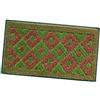 emmevi Zerbino Asciugapassi Ingresso Antiscivolo Vellutato Morbido Mod.GOLD DIS_11 40X70 RETTANGOLARE VERDE