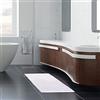 HomeLife - Tappeto Bagno Antiscivolo in Ciniglia [50X80] | Lussuoso Tappeto Bagno Assorbente e Morbido, ideale come Tappeto Doccia Assorbente | Lavabile in Lavatrice [Tappetino Bagno Bianco]