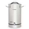 Klarstein Maischfest Fermentatore - Tino di Fermentazione, Apparecchio per Birra, Contenitore di Fermentazione, 30 L, Rubinetto di Scarico, Acciaio Inox, Argento